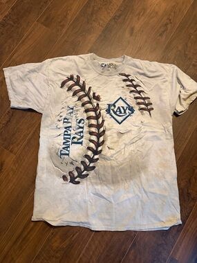 Liquid Blue Tee with Green, Blue & Purple Logo